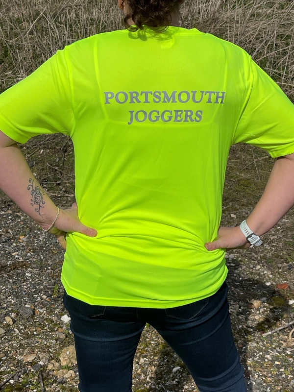 Hi-Viz Ladies T-Shirt (as viewed the rear)